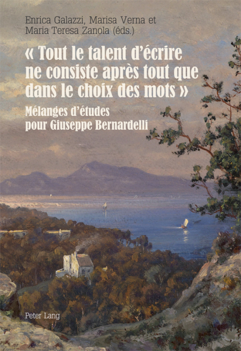 Cover image for book « Tout le talent d'écrire ne consiste après tout que dans le choix des mots »
