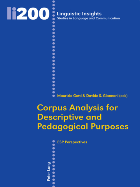 Corpus Analysis for Descriptive and Pedagogical Purposes 