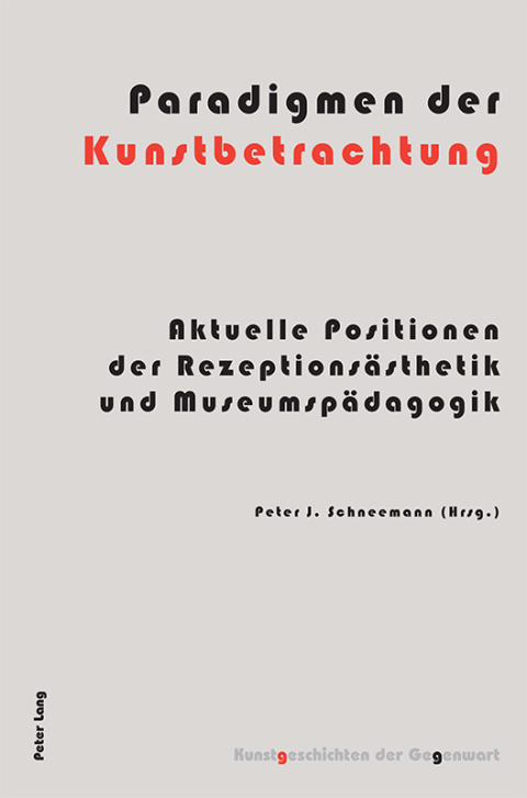 Cover image for book Paradigmen der Kunstbetrachtung