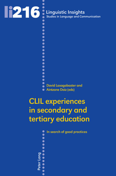 Cover image for book CLIL experiences in secondary and tertiary education