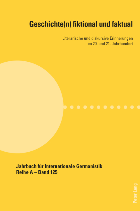 Cover image for book Geschichte(n) fiktional und faktual