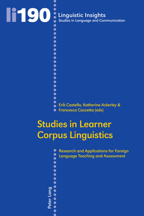 Cover image for book Studies in Learner Corpus Linguistics