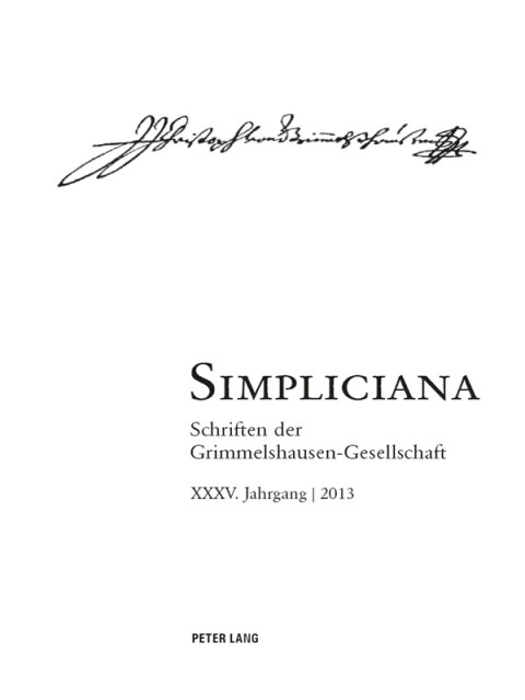 Cover image for book Simpliciana