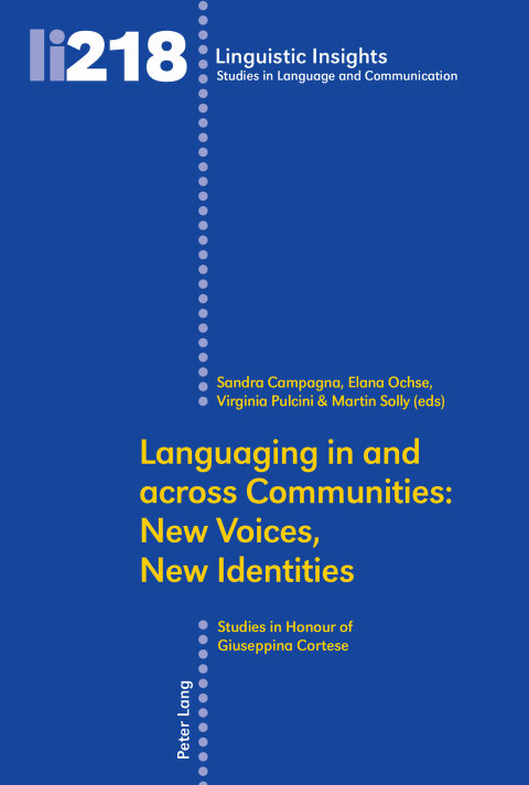 Cover image for book Languaging in and across Communities: New Voices, New Identities
