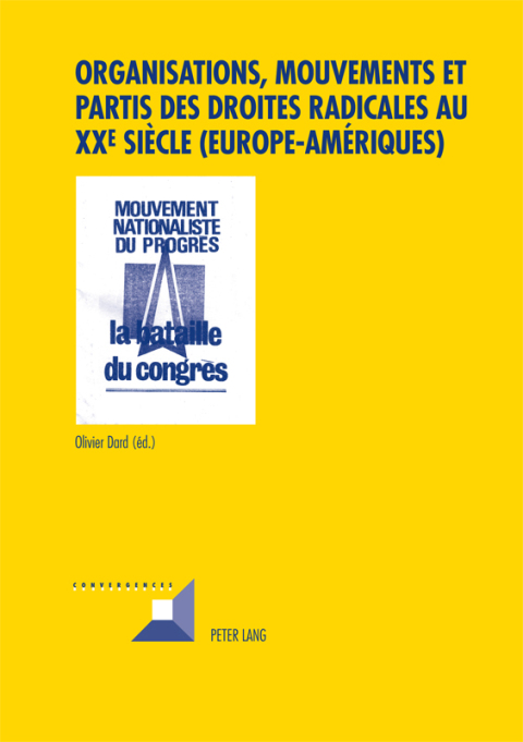 Cover image for book Organisations, mouvements et partis des droites radicales au XXe siècle (EuropeAmériques)