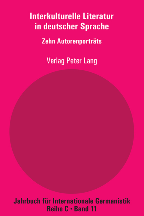 Cover image for book Interkulturelle Literatur in deutscher Sprache
