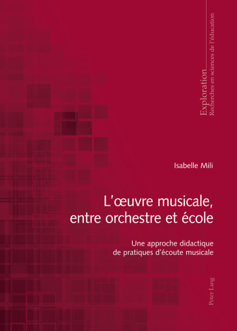 Cover image for book Lœuvre musicale, entre orchestre et école