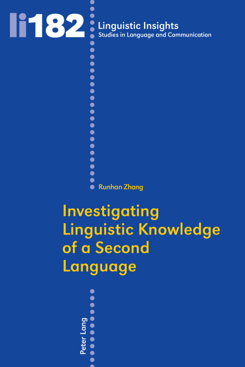 Cover image for book Investigating Linguistic Knowledge of a Second Language