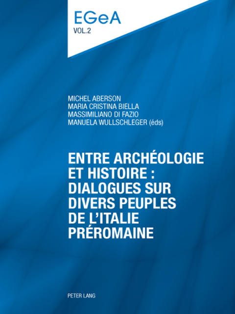 Cover image for book Entre archéologie et histoire : dialogues sur divers peuples de lItalie préromaine