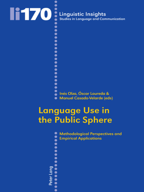 Cover image for book Language Use in the Public Sphere