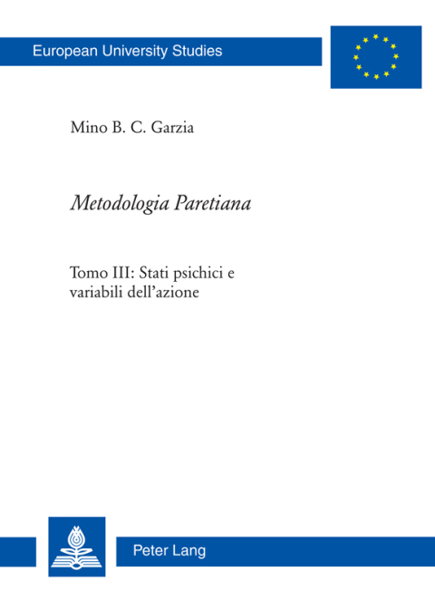 Cover image for book Metodologia Paretiana