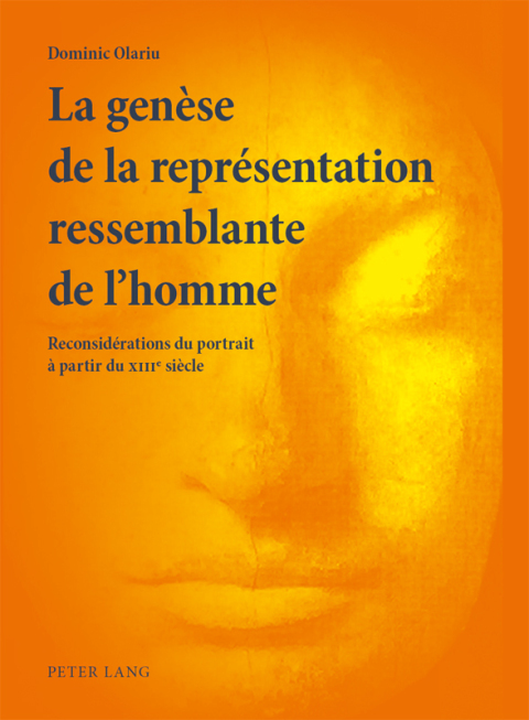 Cover image for book La genèse de la représentation ressemblante de lhomme