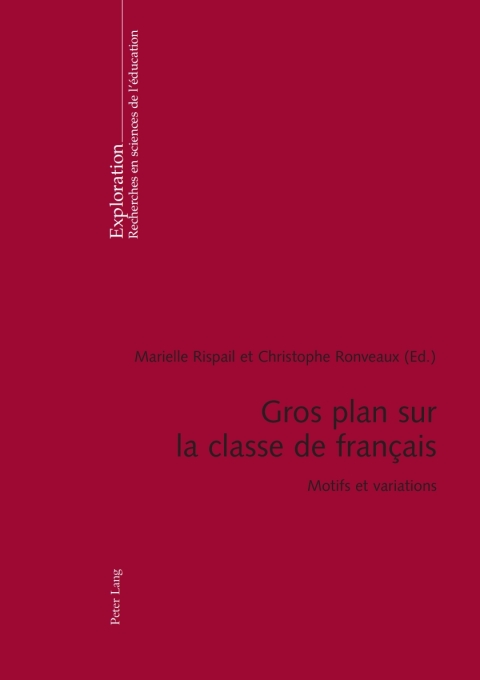 Cover image for book Gros plan sur la classe de français