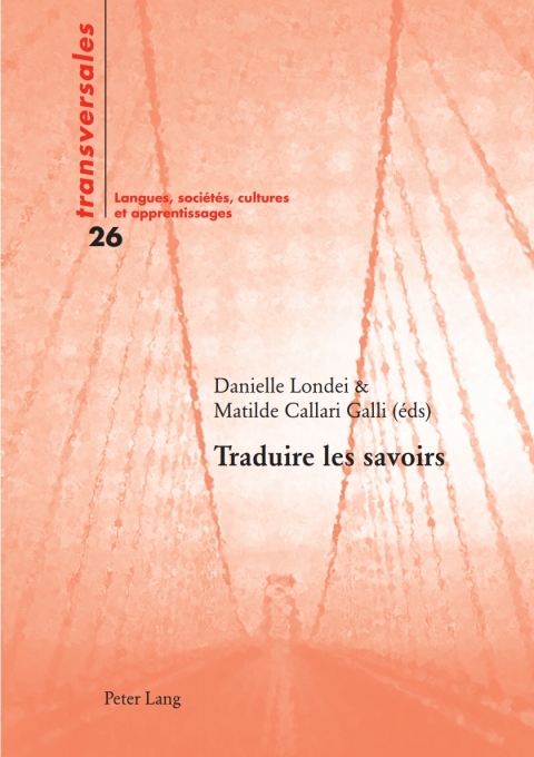Cover image for book Traduire les savoirs