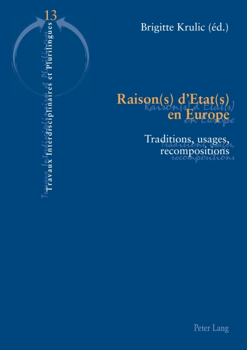 Cover image for book Raison(s) dEtat(s) en Europe