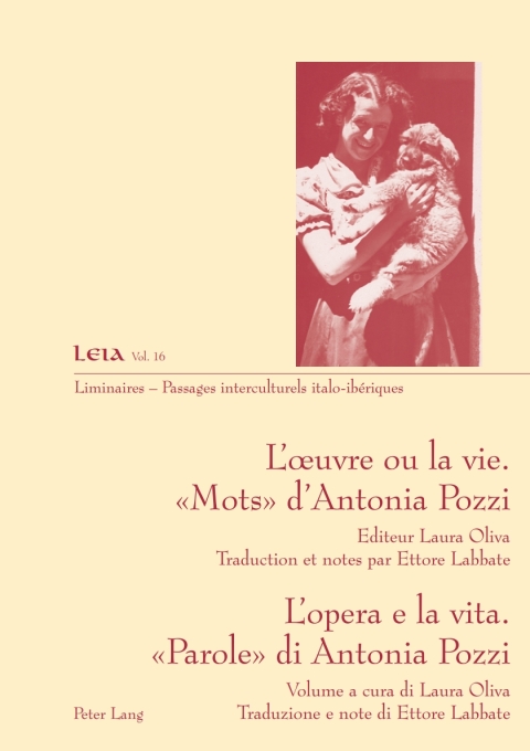 Cover image for book Lœuvre ou la vie. « Mots » dAntonia Pozzi- Lopera e la vita. «Parole» di Antonia Pozzi