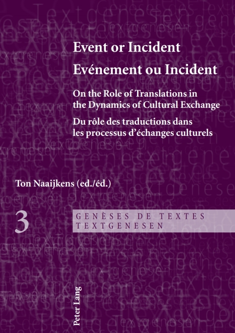 Cover image for book Event or Incident- Evénement ou Incident