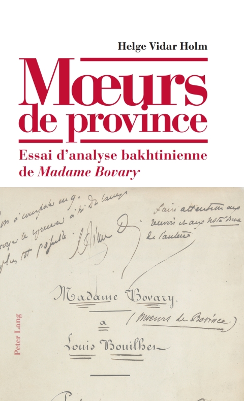 Cover image for book Mœurs de province
