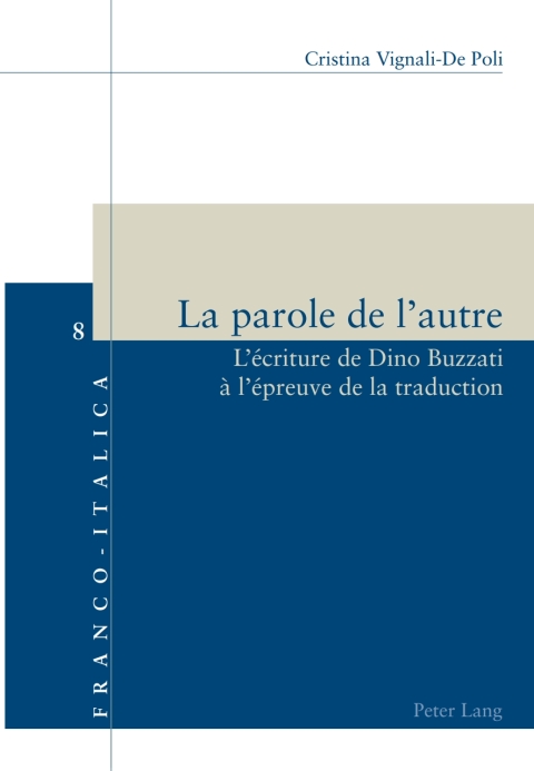 Cover image for book La parole de lautre
