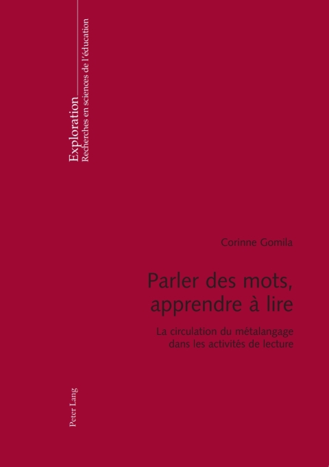Cover image for book Parler des mots, apprendre à lire