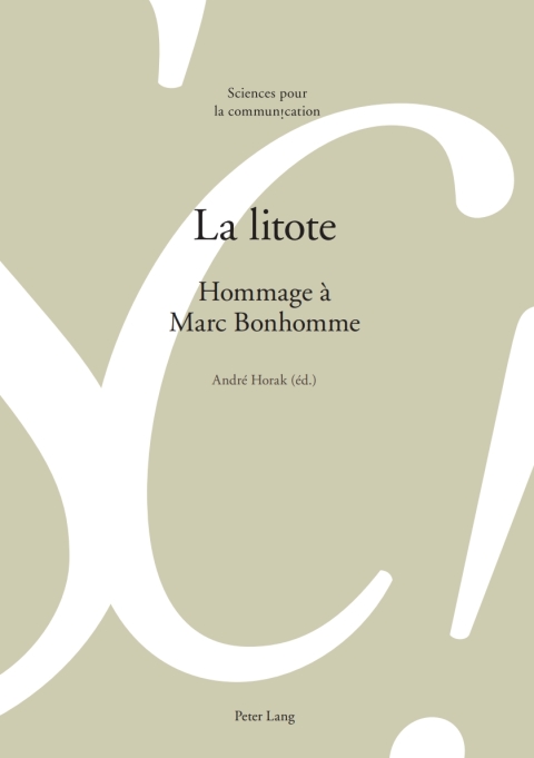 Cover image for book La litote