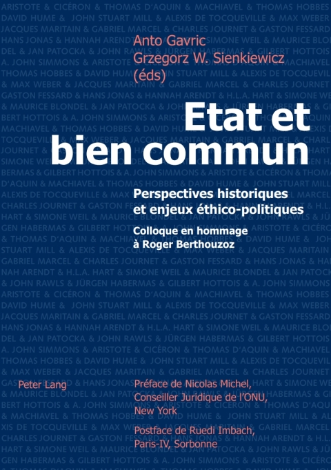Cover image for book Etat et bien commun