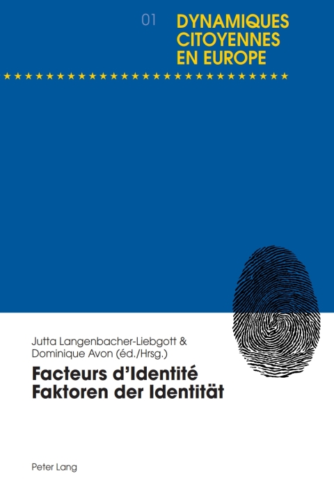 Cover image for book Facteurs dIdentité- Faktoren der Identität