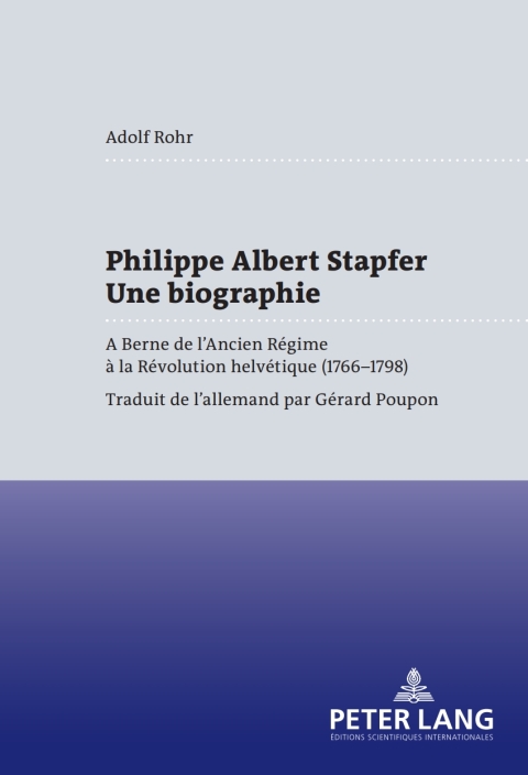 Cover image for book Philippe Albert Stapfer- Une biographie