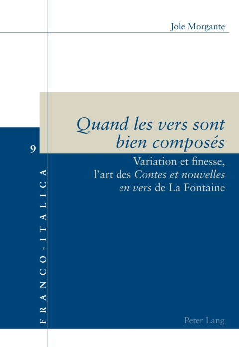 Cover image for book «Quand les vers sont bien composés»