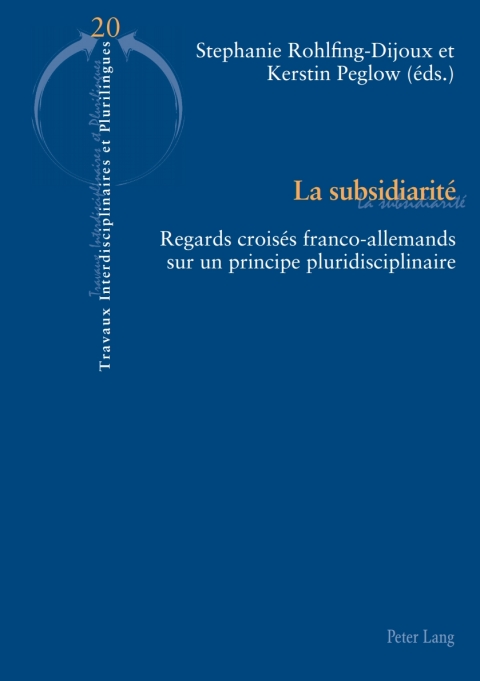 Cover image for book La subsidiarité