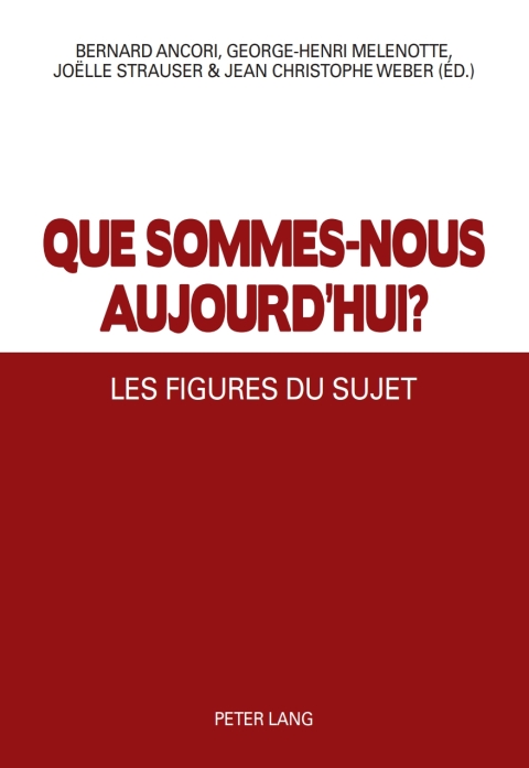 Que sommes-nous aujourdhui ? 
