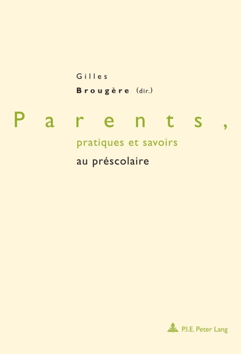 Cover image for book Parents, pratiques et savoirs au préscolaire