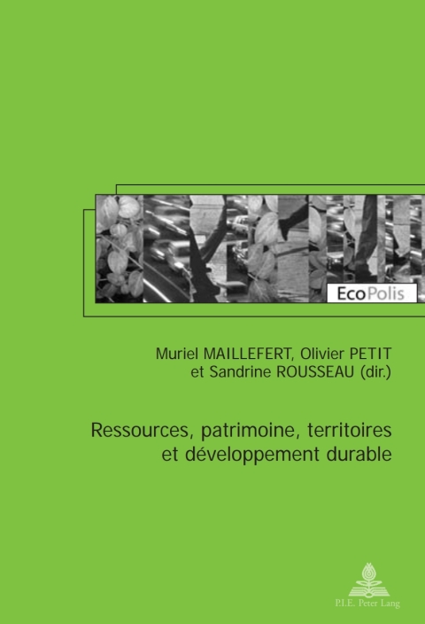 Cover image for book Ressources, patrimoine, territoires et développement durable