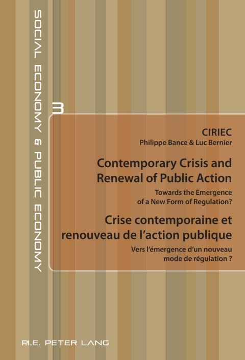 Cover image for book Contemporary Crisis and Renewal of Public Action / Crise contemporaine et renouveau de l’action publique
