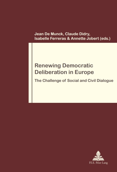 Cover image for book Renewing Democratic Deliberation in Europe