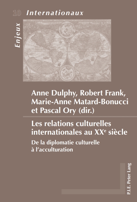 Cover image for book Les relations culturelles internationales au XXe siècle