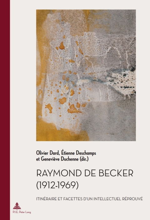 Cover image for book Raymond de Becker (1912-1969)