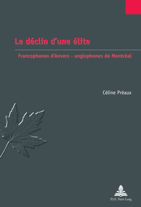 Cover image for book Le déclin d’une élite