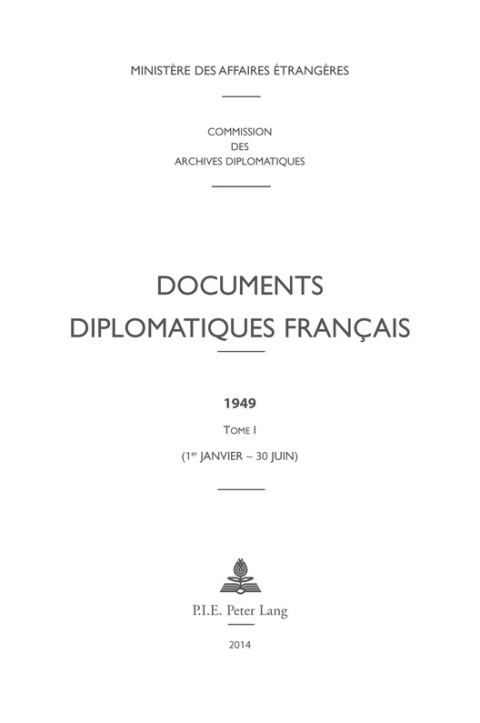 Cover image for book Documents diplomatiques français