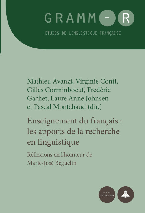 Cover image for book Enseignement du français : les apports de la recherche en linguistique