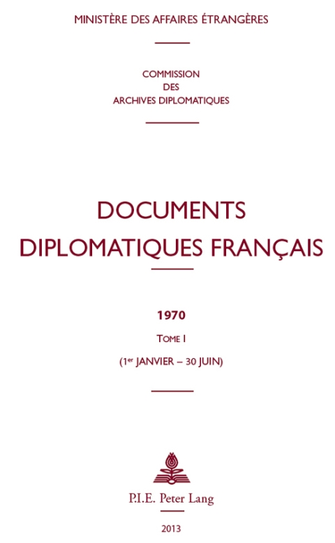 Cover image for book Documents diplomatiques français