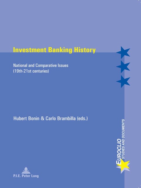 Cover image for book Investment Banking History