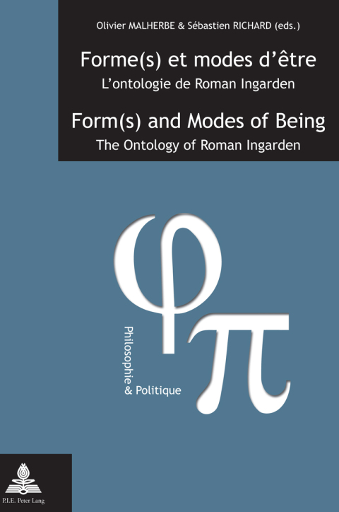 Cover image for book Forme(s) et modes d’être / Form(s) and Modes of Being