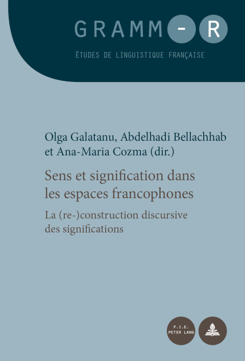 Cover image for book Sens et signification dans les espaces francophones