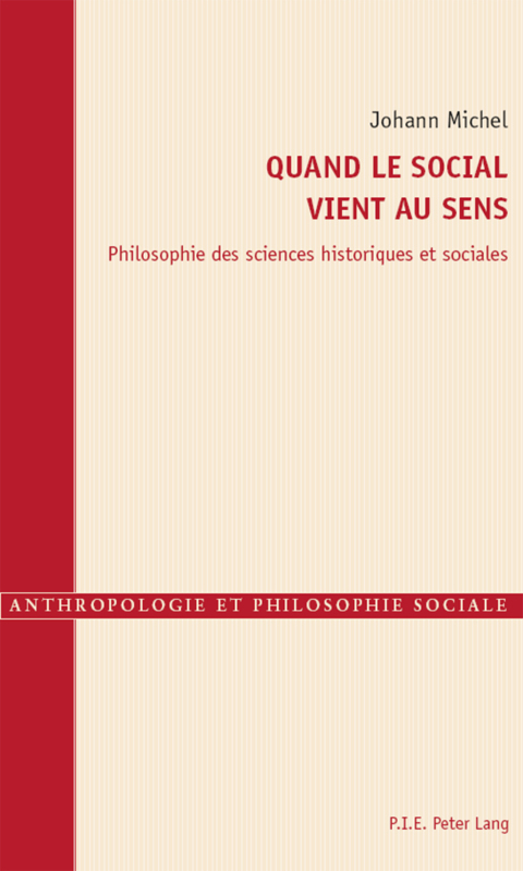 Cover image for book Quand le social vient au sens