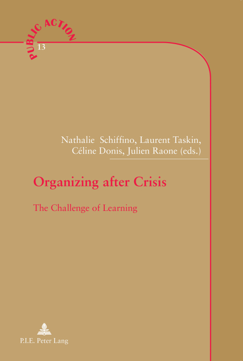 Cover image for book Organizing after Crisis