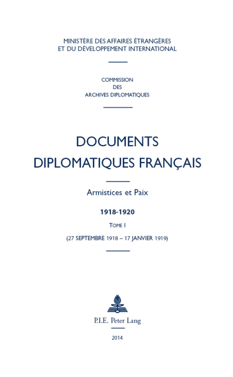 Cover image for book Documents diplomatiques français