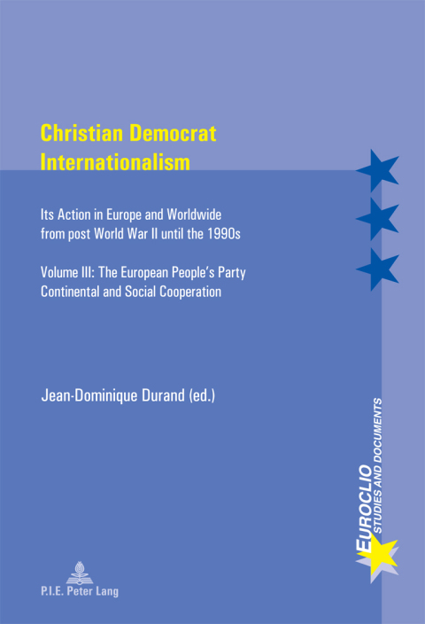 Cover image for book Christian Democrat Internationalism