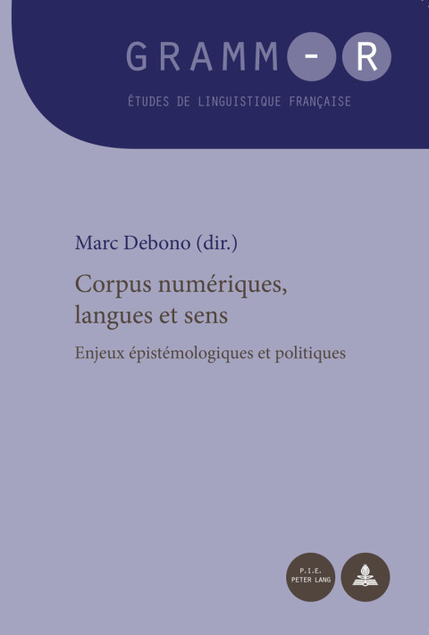 Cover image for book Corpus numériques, langues et sens