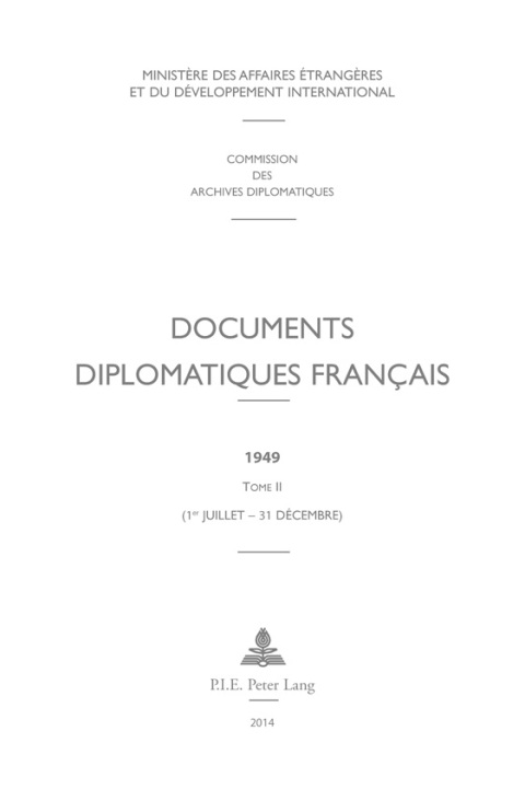 Cover image for book Documents diplomatiques français